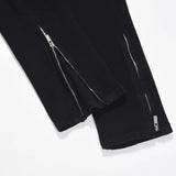 Xituodai Skinny Jeans Men Y2k Streetwear Ripped Vaqueros Trousers Casual Slim Autumn Black Zip Pantalones Summer Street Hole Denim Pants