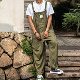 Xituodai Fashion Suspenders Casual Pocket Trousers