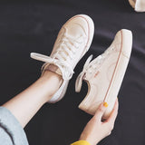 Xituodai Ejiejia Fashion Flat Canvas Shoes Women 2024 Casual Vulcanize Shoes Outdoor Sewing Walking Sneakers Running Sports Fitness Ladies Shoe