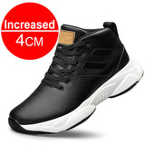 Xituodai Equzu Sneakers Heightening Shoes Breathable Elevator Shoes Height Increase Shoes Leather Shoes Insoles 8CM Man Height Increasing Shoes