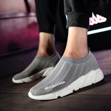 Xituodai Datuart Men's Casual Shoes Breathable Low Top Socks Shoes for Lazy Couples Summer Hollowed Out Mesh Shoe Sports Shoes Women Sneakers