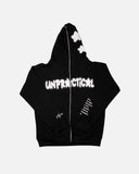 Xituodai Trendy Brand Harajuku Y2K Streetwear American Retro Letter Print Zipper Hoodie Jacket Men Punk Casual Oversized Sweatshirt Women