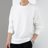 Xituodai Men's T-shirt autumn simple thin loose new men's long-sleeved shirt hoodie casual large size men