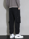 Xituodai Autumn New Men's Cargo Pants Multi-Pockets Streetwear Baggy Jogger Trousers