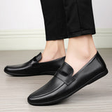 Xituodai  Men Casual Shoes Fashion Men Shoes Genuine Leather Men Loafers Moccasins Slip On Men's Flats Male Driving Shoes