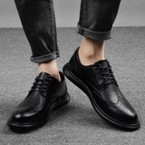 Xituodai  new men dress shoes high quality leather formal shoes men big size 37-47 oxford shoes for men fashion office shoes men