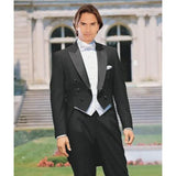 Xituodai Slim Fit Men Suit Set New Design Tailcoat Men Suits For Wedding Prom Stage (Jacket+Pants+Vest) Bridegroom Groom Tuxedos