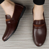 Xituodai  Men Casual Shoes Fashion Men Shoes Genuine Leather Men Loafers Moccasins Slip On Men's Flats Male Driving Shoes