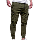 Xituodai Men's Pants Multi-Pockets Joggers Men Sweatpants 2024 New Casual Solid Cargo Pants Men Oversize Streetwear Pants Men Trousers