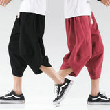 Xituodai Streetwear Cross Pants Men’s Harajuku Casual Harem Pants Male Baggy High Quality Jogger Sweatpants Woman Large Size Summer 5XL