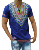 Xituodai African Dashiki Print V Neck T Shirt Men Summer New Short Sleeve African Clothes Streetwear Casual Tee Shirt Homme Camiseta