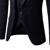 Xituodai 2 Piece Men's Wedding Suit Fashion Men's Slim Solid Color Comfortable Business Office Suit Sets Men Blazer+ Pants