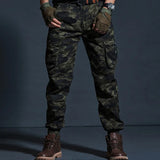 Xituodai High Quality Khaki Casual Pants Men Tactical Joggers Camouflage Cargo Pants Multi-Pocket Fashions Black Army Trousers Work Wear