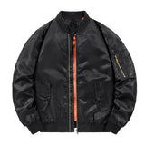 bomber jacket 2024 New Spring and Autumn Stand Collar Jacket Men's Air Force One MA-1 Pilot Coat