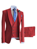 men’s fashion New Men's Three-Piece Suit plus Size Suit Banquet Suit