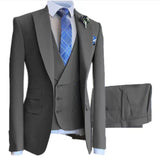 men’s fashion New Men's Three-Piece Suit plus Size Suit Banquet Suit