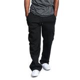 guys clothing styles Men's New Multi-Pocket Overalls Men's Sweatpants Casual Elastic Ankle-Tied Trousers