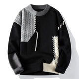 men’s outfits Autumn and Winter Casual round Neck Sweater Bottoming Sweater plus Size Loose Sweater