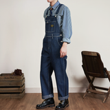 Xituodai Vintage Denim Amekaji One-Piece Parka jumpsuit pants