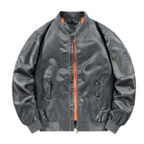 bomber jacket 2024 New Spring and Autumn Stand Collar Jacket Men's Air Force One MA-1 Pilot Coat