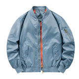 bomber jacket 2024 New Spring and Autumn Stand Collar Jacket Men's Air Force One MA-1 Pilot Coat