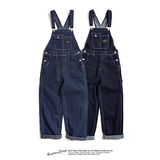 Xituodai Vintage Denim Amekaji One-Piece Parka jumpsuit pants