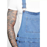 Xituodai Fashion Men's Denim Jumpsuit short pants