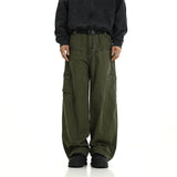 Xituodai Techwear Wide Cargo Pants Men Hip Hop Wide Leg Trousers Male Streetwear Loose Casual Oversize Korean Mens Clothing