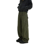 Xituodai Techwear Wide Cargo Pants Men Hip Hop Wide Leg Trousers Male Streetwear Loose Casual Oversize Korean Mens Clothing