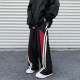 Xituodai  Baggy Sweatpants Men Parachute Wide Leg Pants Sports Trousers Male Tracksuit Men Vintage Casual Streetwear Sportswear