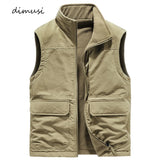 Xituodai Winter Men's Sleeveless Jackets Male Reversible Warm Waistcoats Casual Outwear Men Fleece Thermal Soft Vests Clothing 6XL