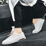 Xituodai  Men's Genuine Leather Casual Shoes Low-top Outdoor walking Sneakers  Luxury Breathable Leisure White all-match Summer shoes