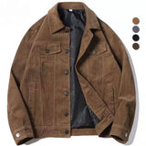 Xituodai Vintage Corduroy Bomber Jackets Men Spring Autumn Casual Loose Cotton Outwear Lapel Coats Top Work Wear Cargo Tooling Jacket 4XL