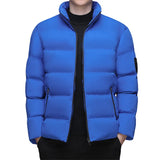 Xituodai Autumn Thick Hooded Cotton Parkas Coat Male Winter Warm Waterproof Jacket Mens Fashion Casual Slim Jacket Men Parkas