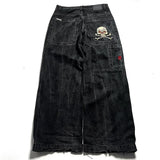 Xituodai  Vintage Jeans Y2K New Harajuku Hip Hop Letter Baggy Jeans Denim Pants Men Women Goth High Waist Wide Trousers