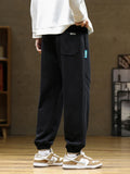 Xituodai Spring Autumn Men's Baggy Sweatpants Colorfull Drawstring Cotton Trainning Jogger Pants