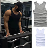 Xituodai Black White Sleeveless Fitness T-shirt Clothing Tank Tops Sleeveless Casual Fit Sports Bodybuilding Four Seasons Male Top Cotton