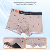 Xituodai 2Pack Underwear Men 50S Modal  Boys Trunks Breathable Moisture Wicking Comfort Fit for Sports Boxers