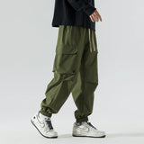 Xituodai 2024 Men'S Casual Versatile Outdoor Travel Multi-Pocket Cargo Pants Loose Retro Hip-Hop Comfortable Slim Trend Men'S Pants