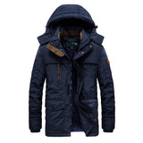 Xituodai Male fleece winter Thicken Warm Parkas Men Plus Size 5XL 6XL Hooded Military Winter Jacket Men Parka hombre Outwear Coat parkas