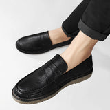 Xituodai  Men Loafers Classic Slip On Fashion Men Shoes Moccasins New Light Comfy Mens Driving Flat High Quality Leather Mens Casual Shoes