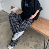 Xituodai Summer/Winter Plaid Pants Men S-3XL Casual Straight Trousers for Male/Female Harajuku Hip-hop Pants