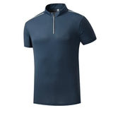 Xituodai Summer New Ice Silk Cool Nylon Ultra-Slip Polo Shirt With High Quality Casual Trend Thin Fashion Short-Sleeved T-Shirt