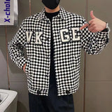 Xituodai Men's Casual Jacket Spring Autumn Button Lapel Work Coat New plaid Multi-pocket Tops Men Fashion High Quality