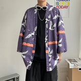 Xituodai Japanese shirt men kimono Chinese kimono geisha new arrival Japanese street clothing harajuku kimono