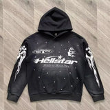 Xituodai Hellstar Flare Black Flame Broek Hoodie