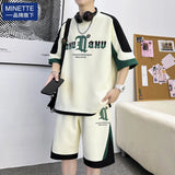 Xituodai The brand's minette men's t-shirt summer fashion brand short sleeved shorts Basketball uniform a set of youth sports suit