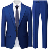 Xituodai Autumn New Men's Slim British Wedding Solid Color Dress Blazer / Male Three Piece Suit Coat Vest  Pants Trousers Waistcoat