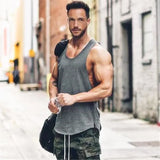 Xituodai Brand gym clothing Men Bodybuilding and Fitness Stringer Tank Top Vest sportswear Undershirt muscle workout Singlets