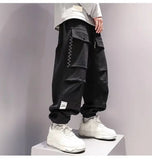 Xituodai Korean Cargo Pants Men Japanese Streetwear Oversize Sweatpants Harajuku Casual Joggers Kpop Trendy Trousers Hip Hop